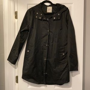 Black Rain Coat Style and Co- M